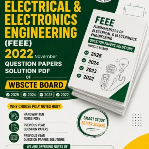 FEEE 2022 November Question Paper Solution PDF of WBSCTE Board for Polytechnic 2nd Semester Students - poly notes hub