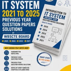 Introduction to IT System 2022–2025 Question Papers Solution PDF | WBSCTE Board - poly notes hub