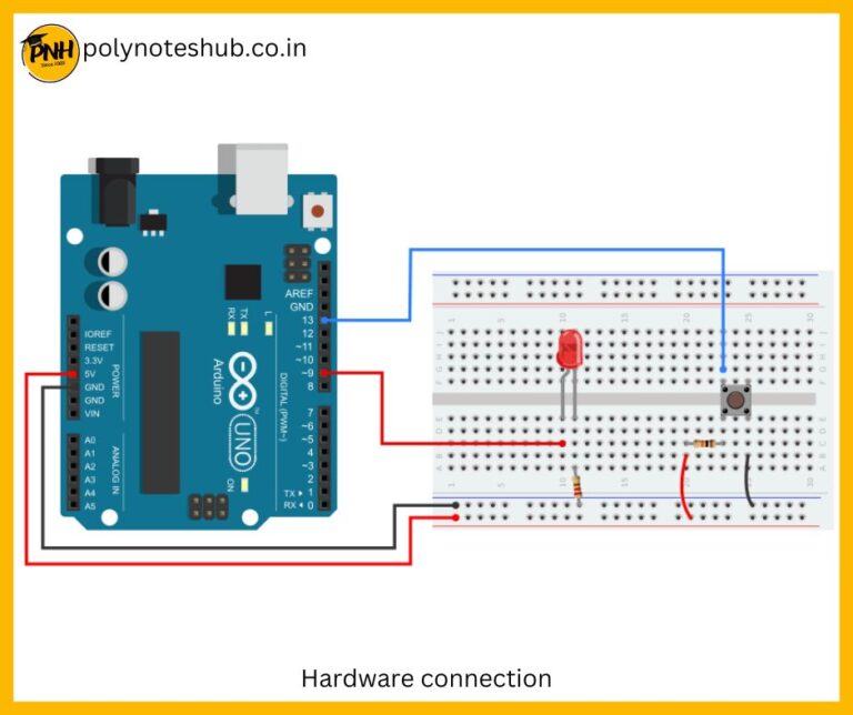 Arduino With Push Button and LED [2023] - Poly Notes Hub
