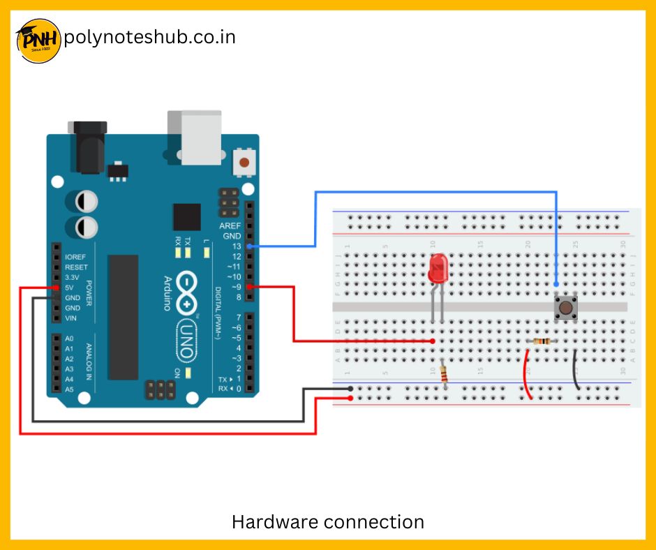 Arduino with Push Button and LED