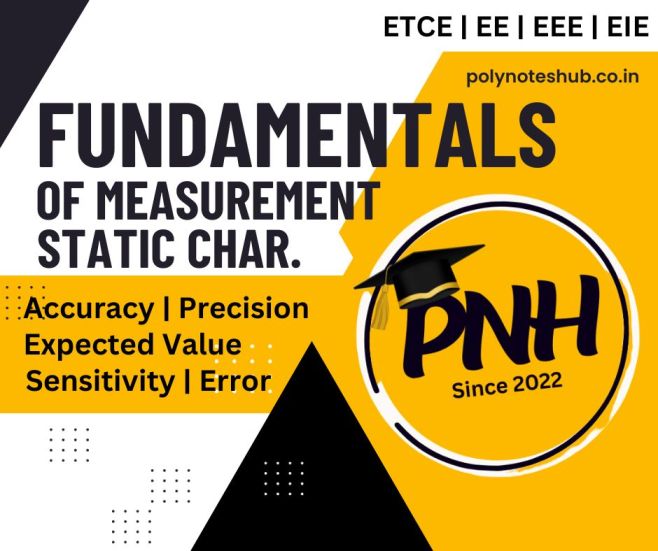 Fundamentals of Measurements | Static Characteristics | New Topic [2023]