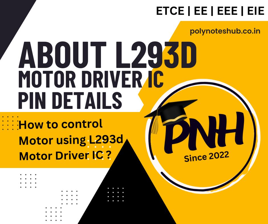 What is L293D ? | Motor Driver IC | Motor Connection with L293D | New Topic [2023]