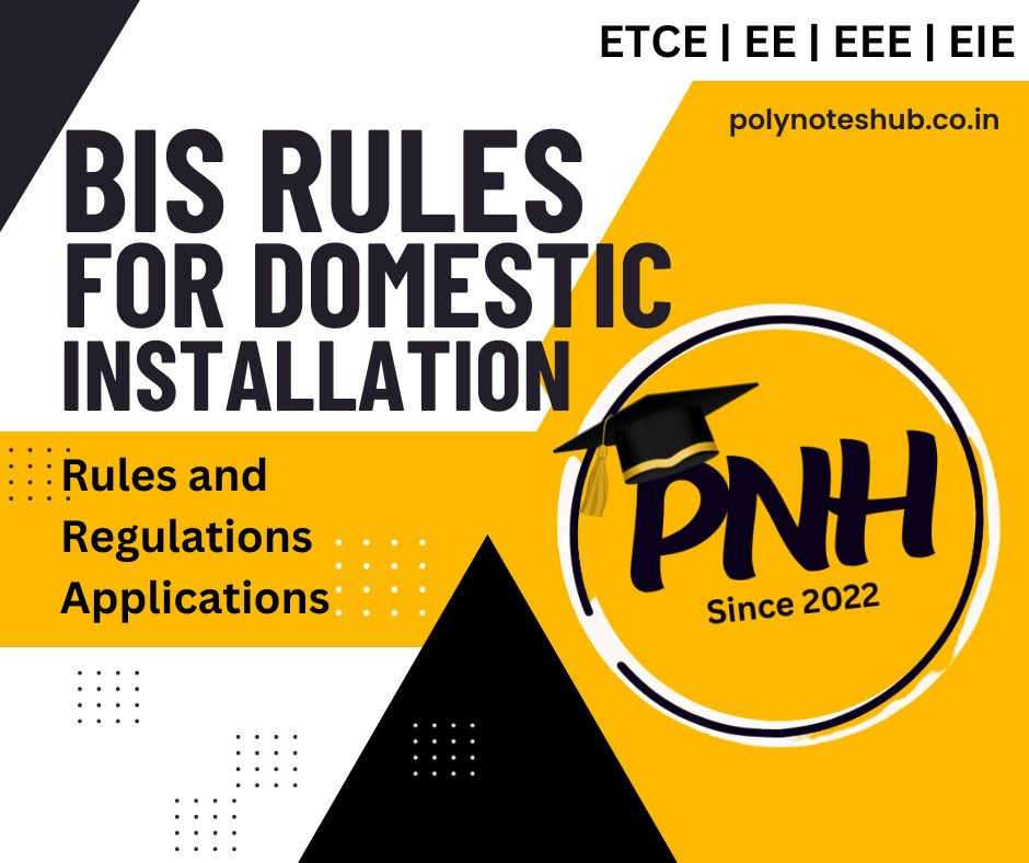 General BIS Rules for Domestic Installations