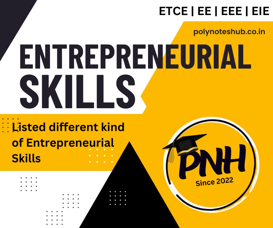 Different types of Entrepreneurial Skills - Poly Notes Hub