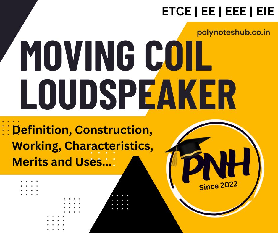 Moving Coil Loudspeaker – Construction, Working, Characteristics, Advantages, Disadvantages, and Applications | New Topic [2024]