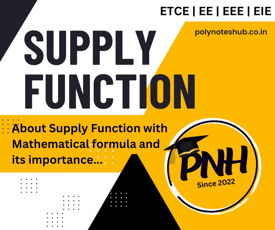 Supply Function – Importance of Supply Function | New Topic [2024]