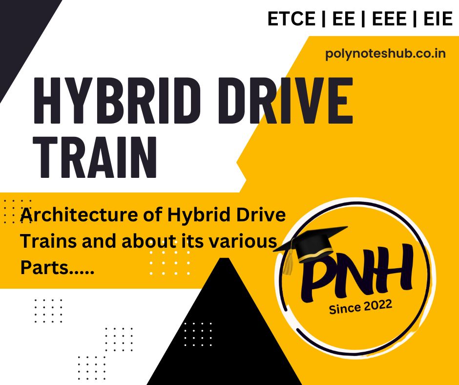 basic architecture of hybrid drive trains - what is hybrid drive trains - poly notes hub