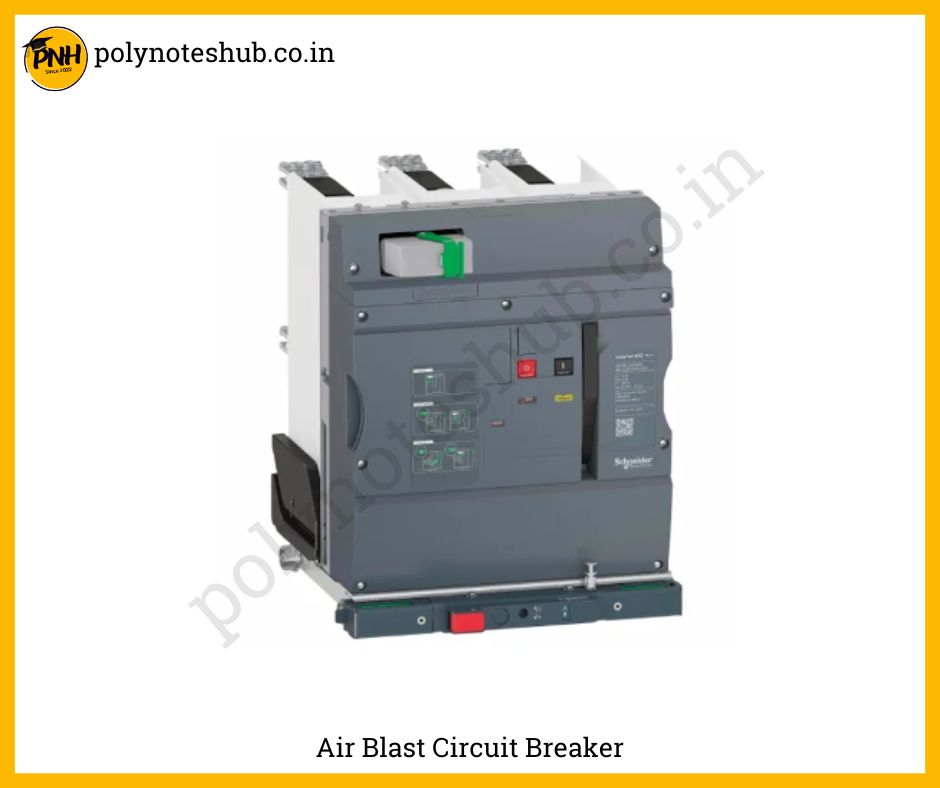 what is air blast circuit breaker - abcb - poly notes hub