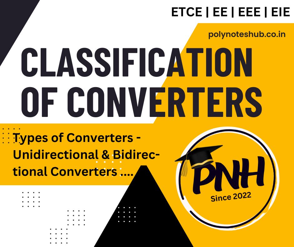 Classification of converters –unidirectional and bidirectional | New Topic [2024]