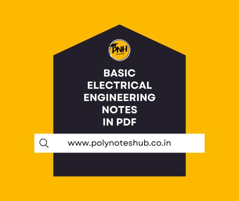 Basic Electrical Engineering Notes pdf in 2024 | Best Website - Poly ...