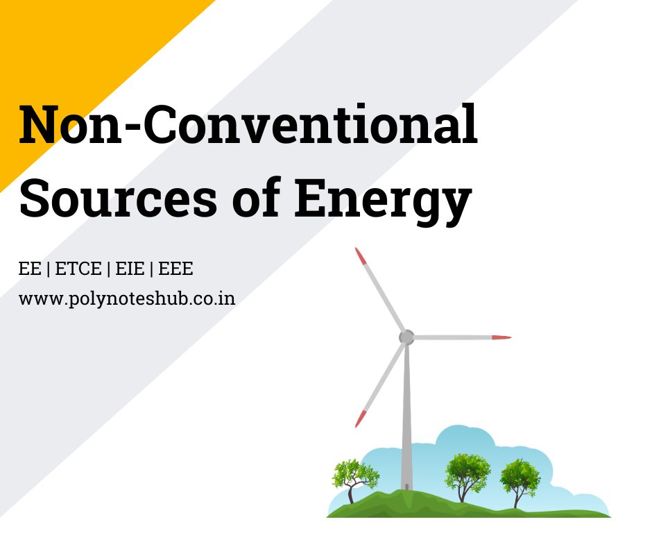 non conventional sources of energy - poly notes hub