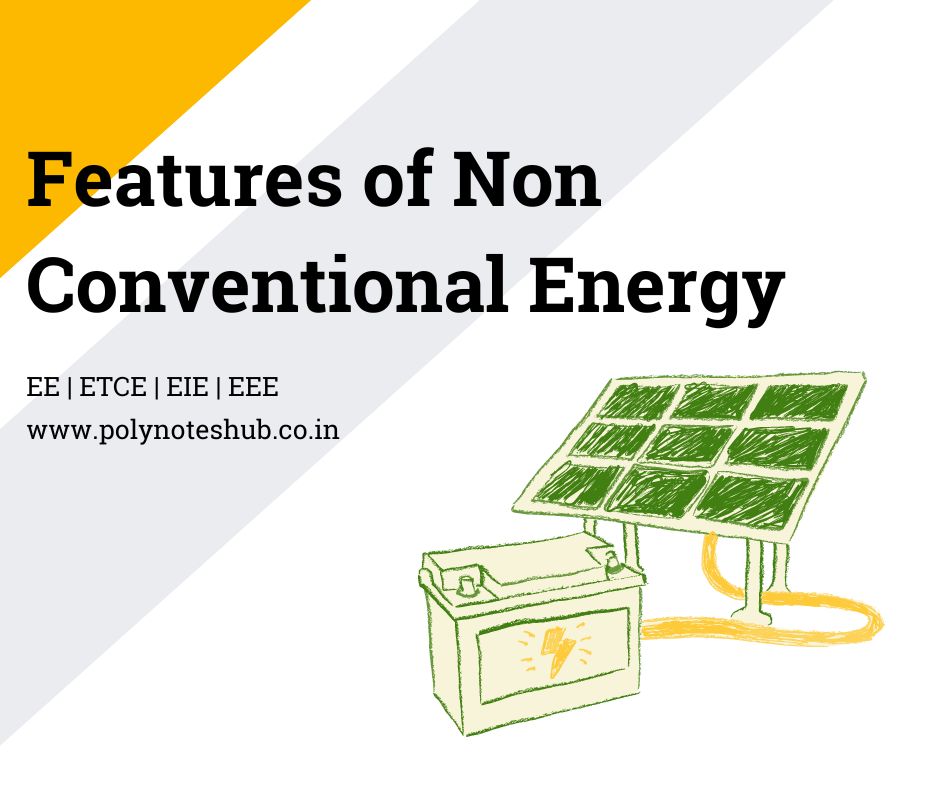 Features of Non Conventional Energy Sources | New Topic [2024]