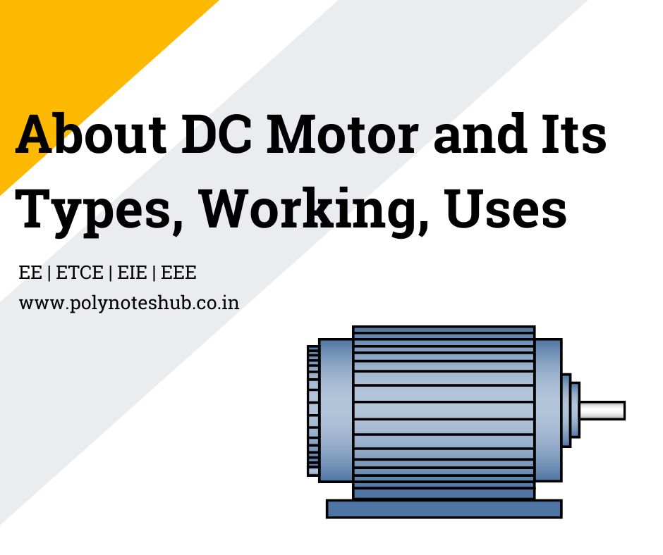 what is DC Motor and its working - poly notes hub