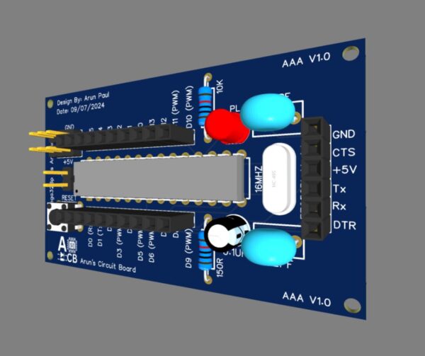 Atmega As Arduino PCB Gerber File Download [2024] - Poly Notes Hub