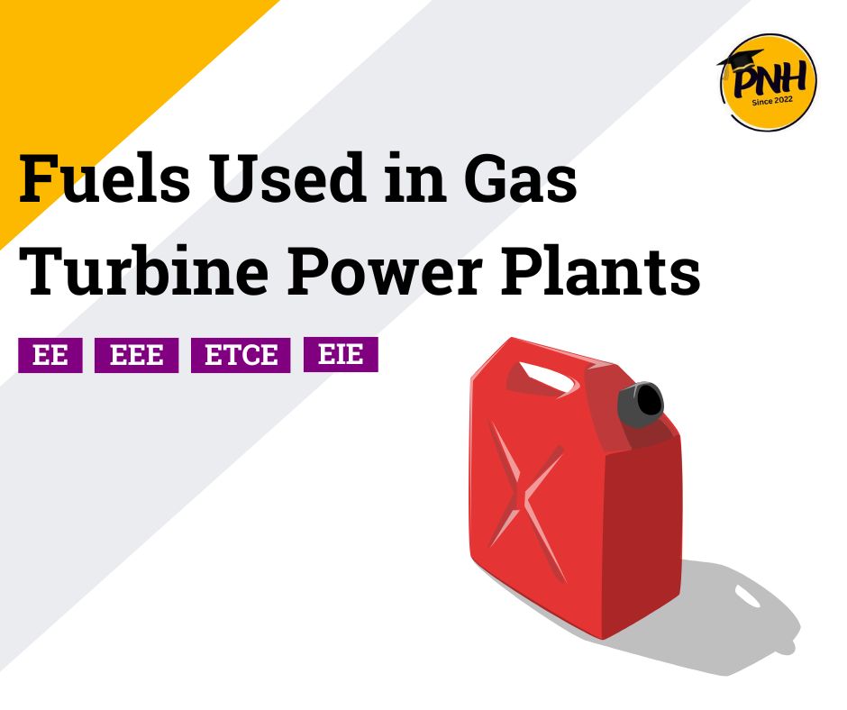 Fuels Used in Gas Turbine Power Plant - poly notes hub