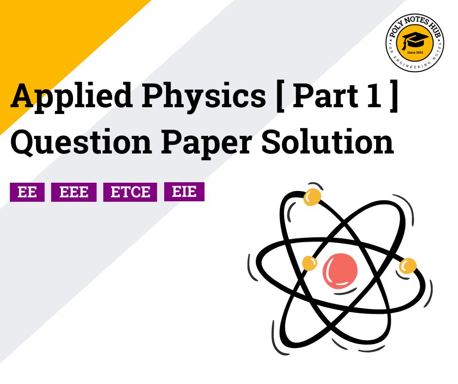 Applied Physics Question Paper Solution pdf of MAKAUT, West Bengal 2024