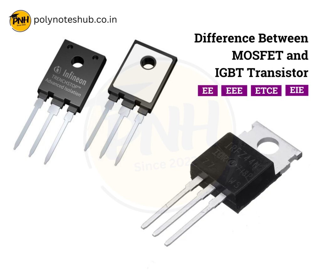 Difference Between MOSFET and IGBT - poly notes hub