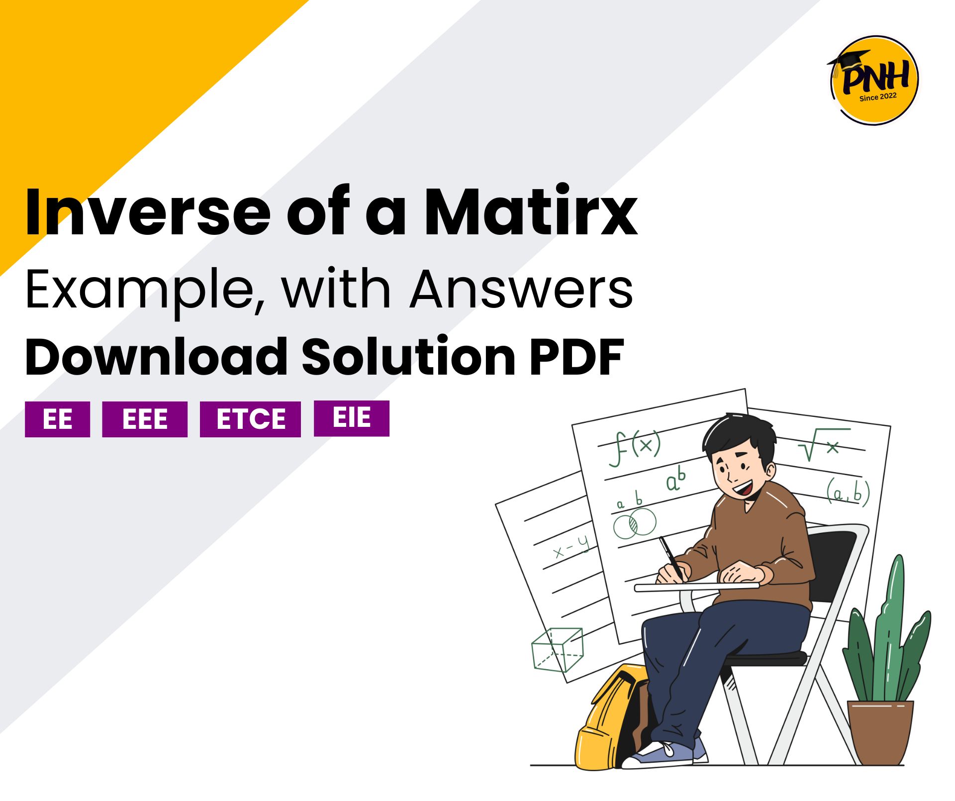 how to find inverse of a matrix - poly notes hub