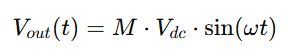 Output Voltage Equation of PWM Inverter - poly notes hub