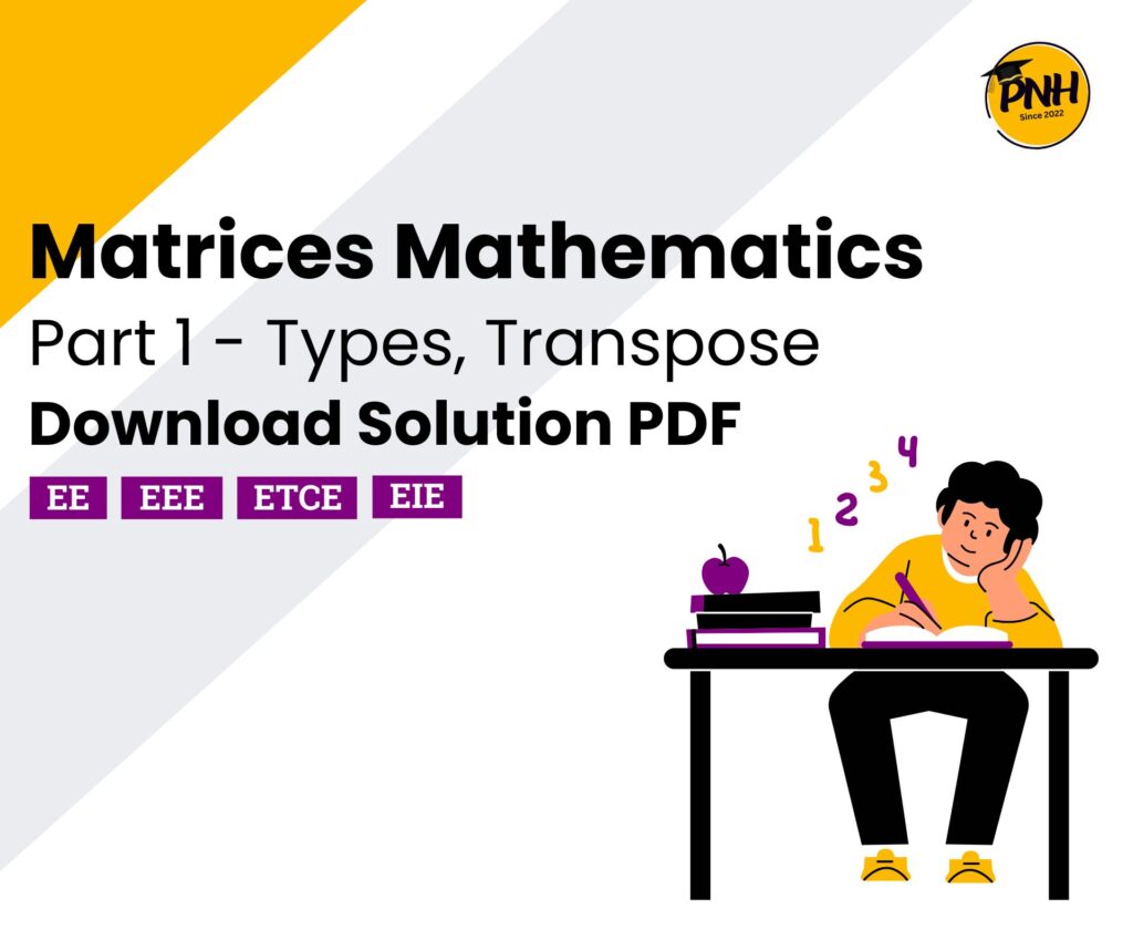 Matrices Engineering Mathematics pdf - poly notes hub