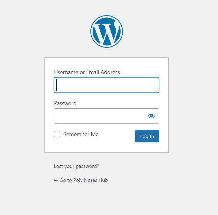 How to Install WordPress on Localhost using Xampp? | New Topic Poly Notes Hub login link of wordpress website - poly notes hub