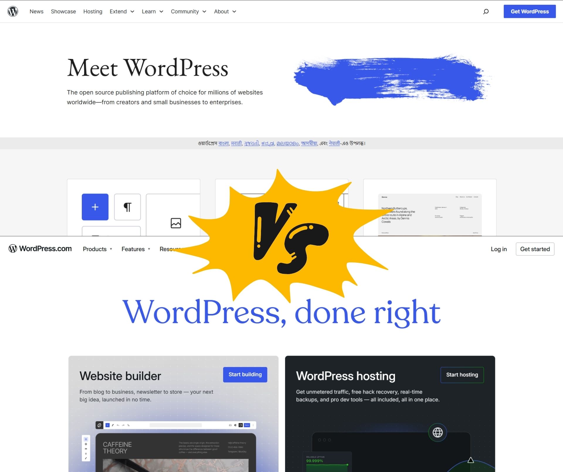 Difference Between WordPress.org and .com - poly notes hub