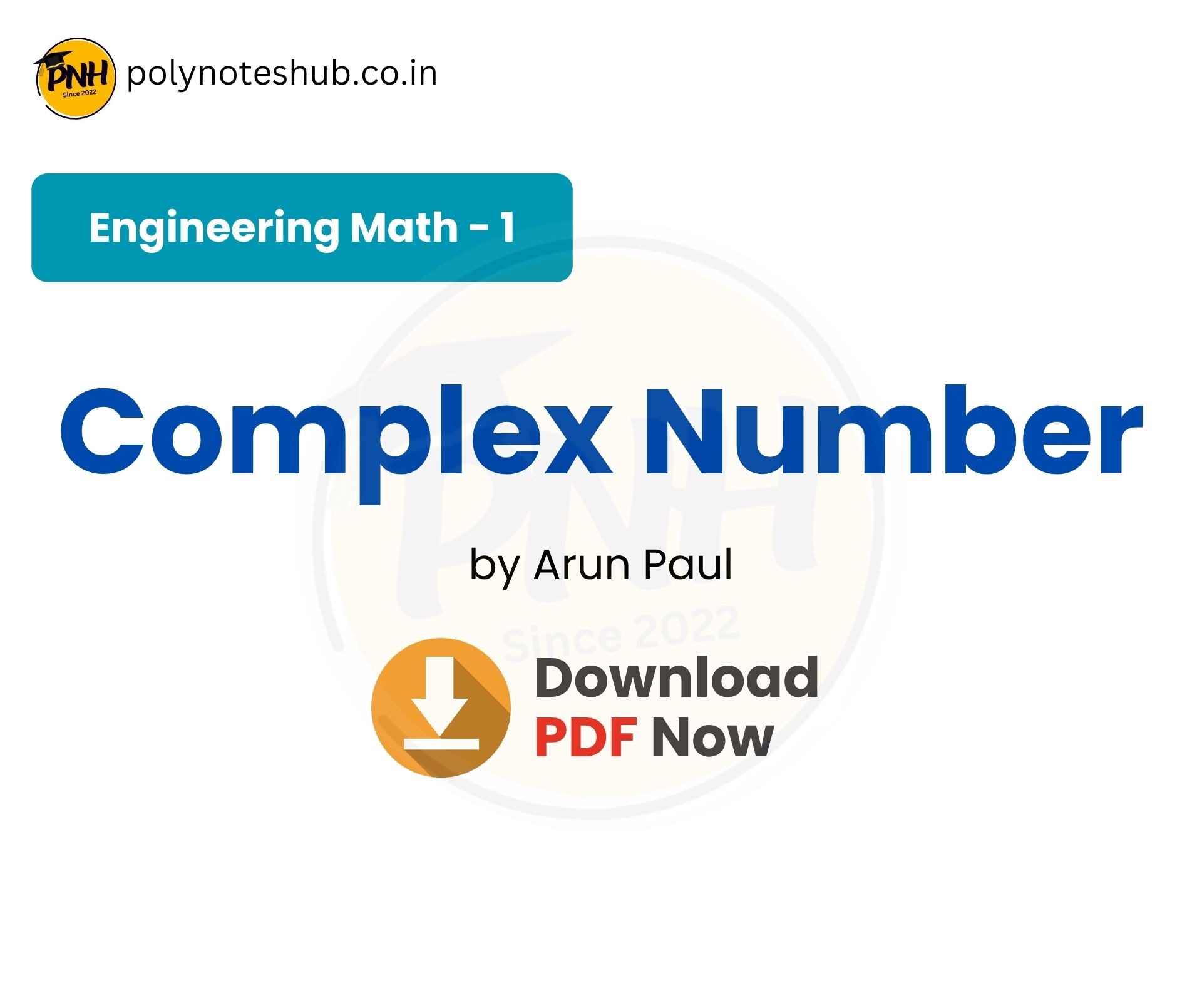 complex number pdf notes download for engineering, class 11 students - poly notes hub