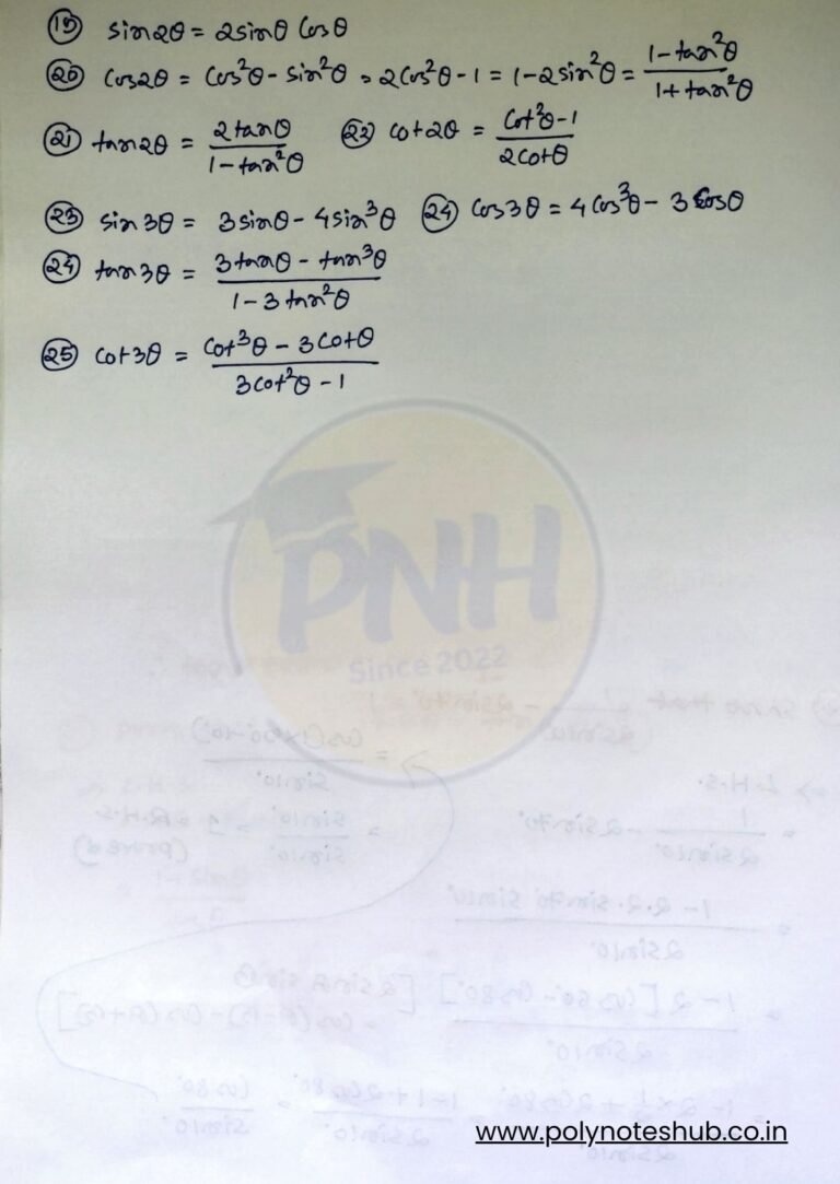Trigonometry Multiple and Submultiple Angles Problems PDF | New Topic ...