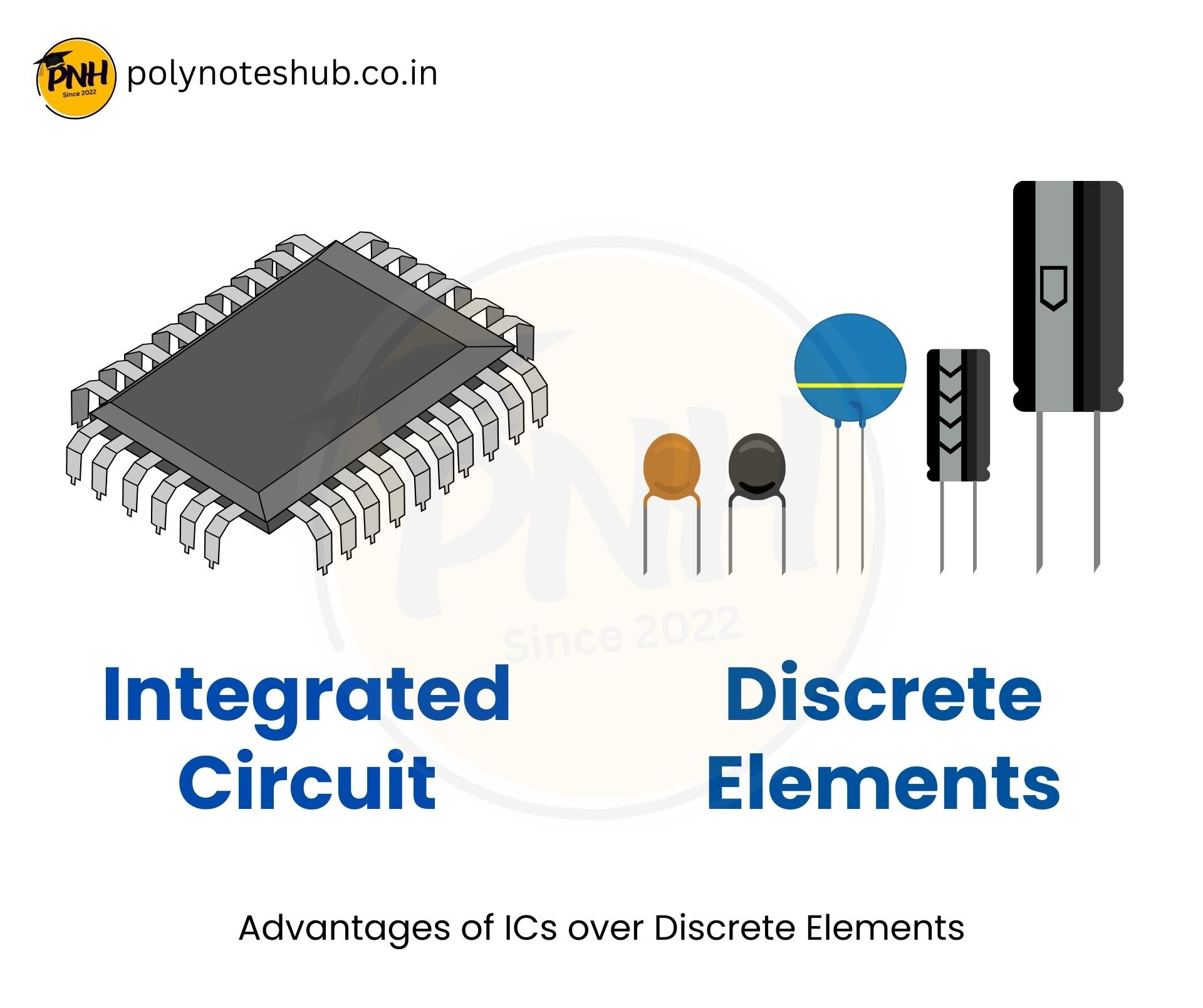 Advantages of Integrated Circuits Over Discrete Components - poly notes hub