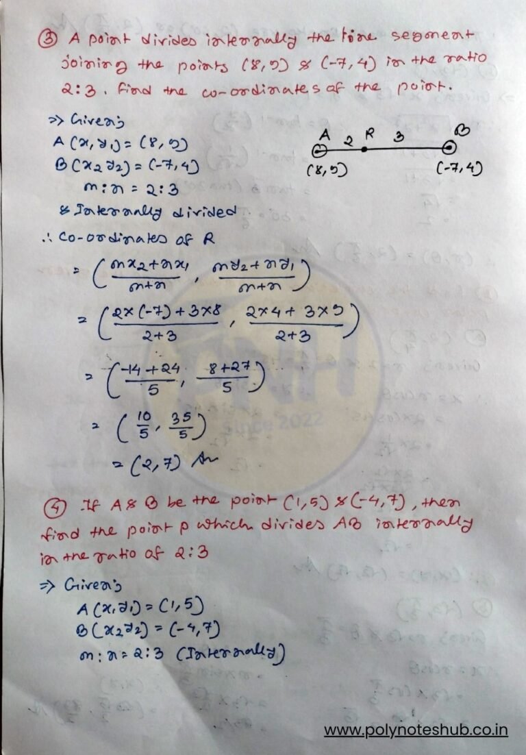 Best Cartesian and Polar Coordinate System Notes PDF [2026] - Poly ...