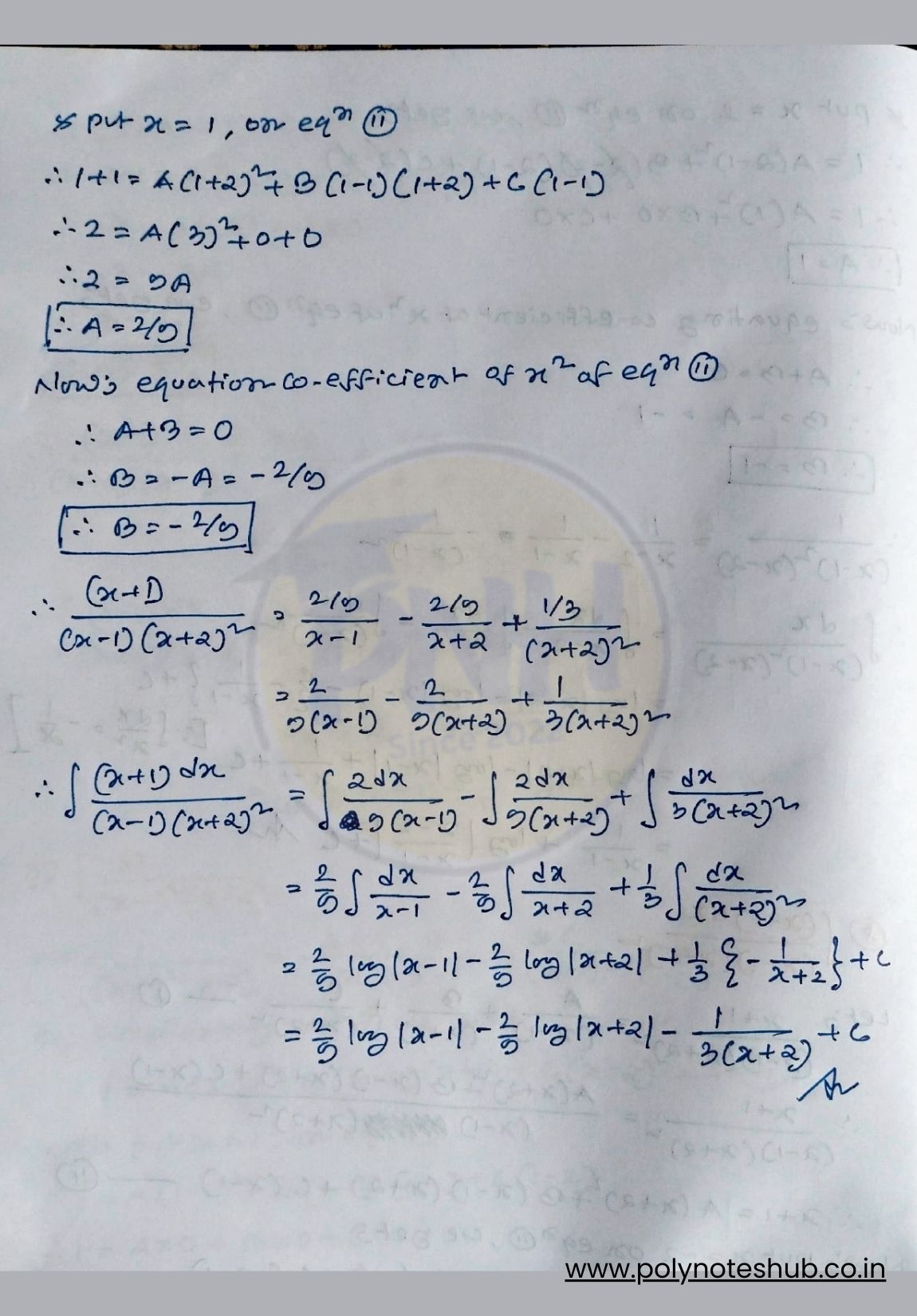 Integration by Partial Fractions Problems and Solutions PDF [2026 ...