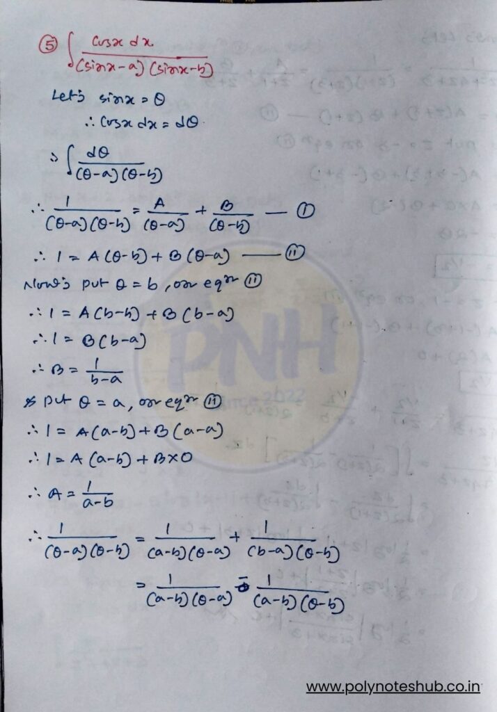 Integration by Partial Fractions Practice Problems PDF – poly notes hub
