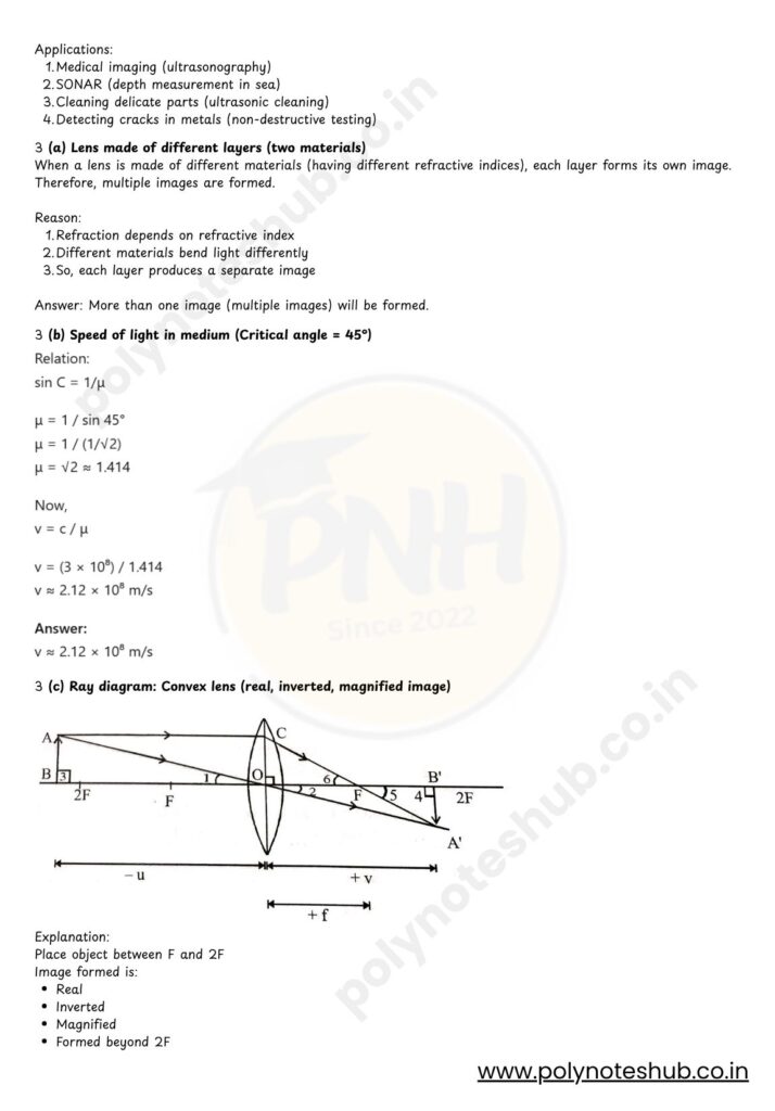 download applied physics 2 2023 question paper solution pdf - poly notes hub