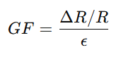 formula of gauge factor - poly notes hub