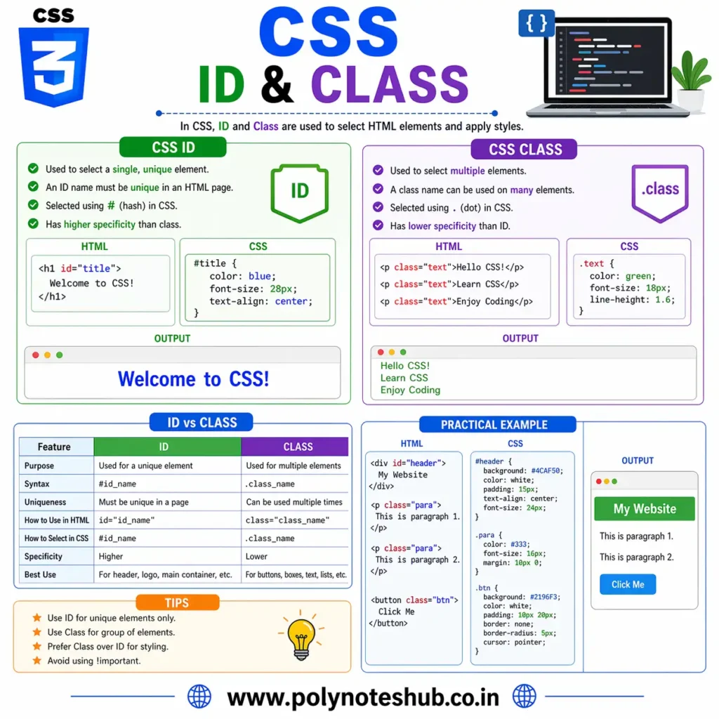 css notes pdf free download - poly notes hub