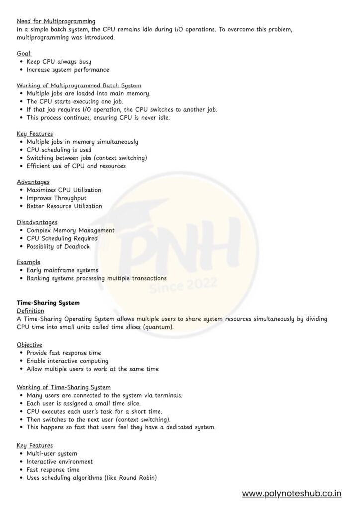 handwritten notes pdf of introduction to IT system subject - poly notes hub