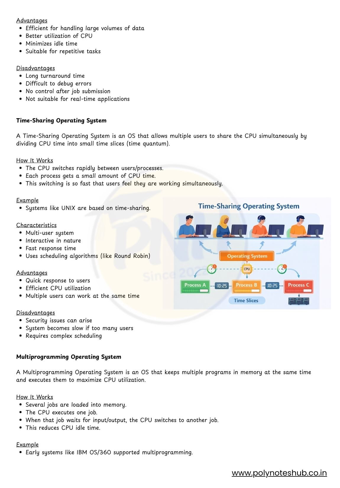 Overview of Operating Systems | Introduction to IT System Notes PDF [2026]
