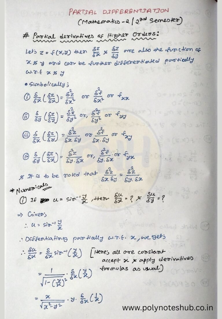 Partial Differentiation Problems and Solutions PDF | New Topic - Poly ...
