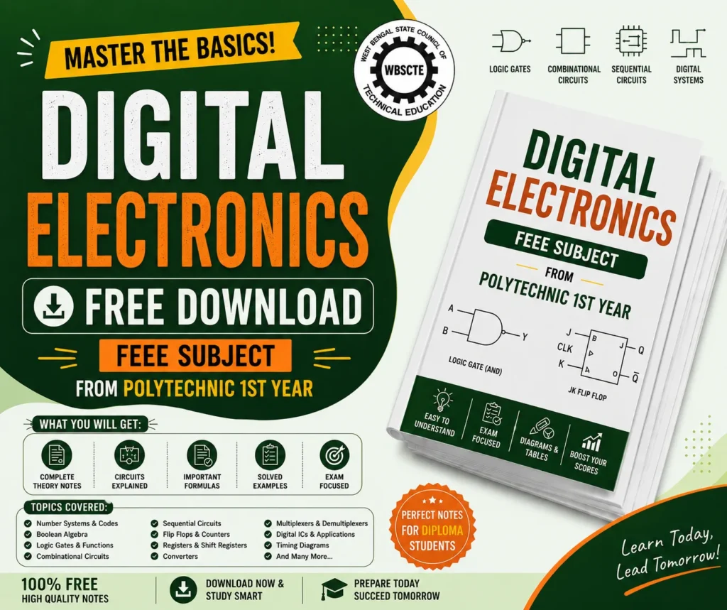 Digital Electronics Notes PDF - Free Download - poly notes hub