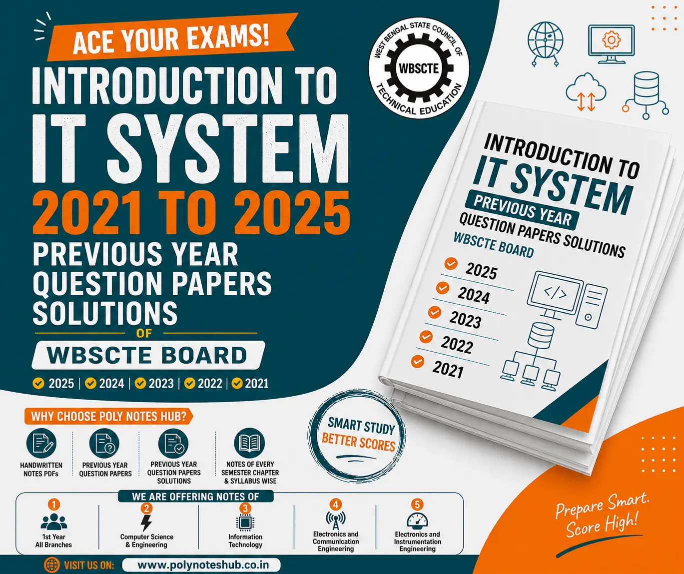 Download IT System 2021 to 2025 Question Papers Solution PDF of WBSCTE Board - poly notes hub