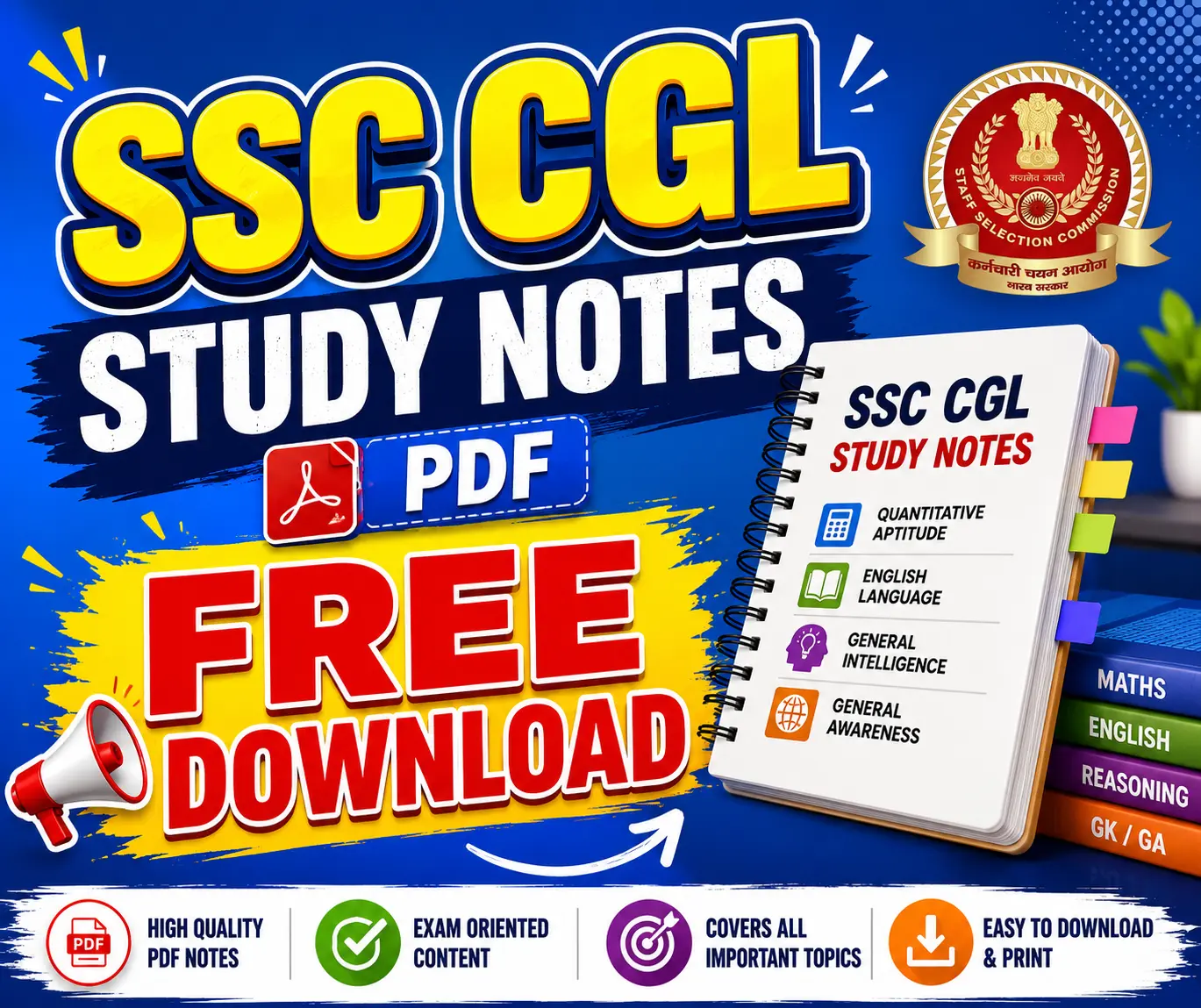 SSC CGL Study Notes PDF Free Download | New Topics Poly Notes Hub SSC CGL Study Notes PDF Free Download - Poly Notes Hub