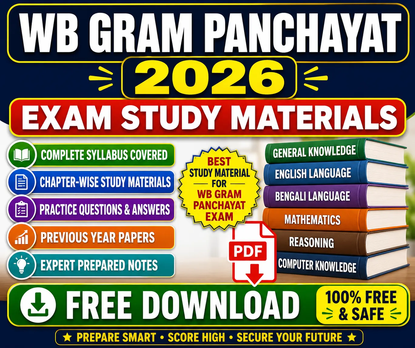 WB Gram Panchayat 2026 Exam Study Materials PDFs Free Download | New Topic Poly Notes Hub WB Gram Panchayat 2026 Exam Study Materials PDFs Free Download - Poly Notes Hub