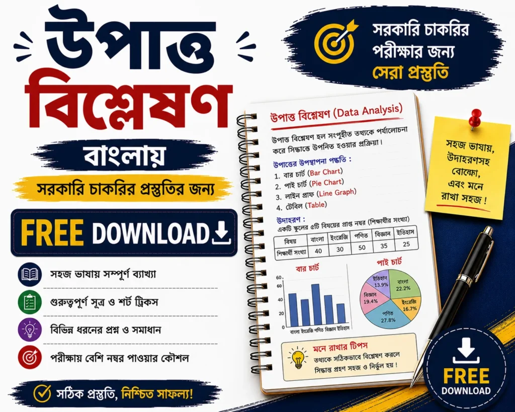 Data Interpretation Math in Bengali Free Download | Quantitative Aptitude PDFs Questions with Answers - Poly Notes Hub