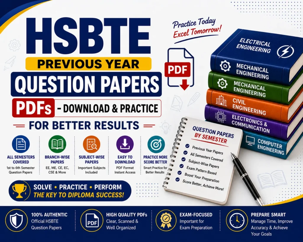 HSBTE Previous Year Question Papers PDFs - Download & Practice for Better Results - Poly Notes Hub