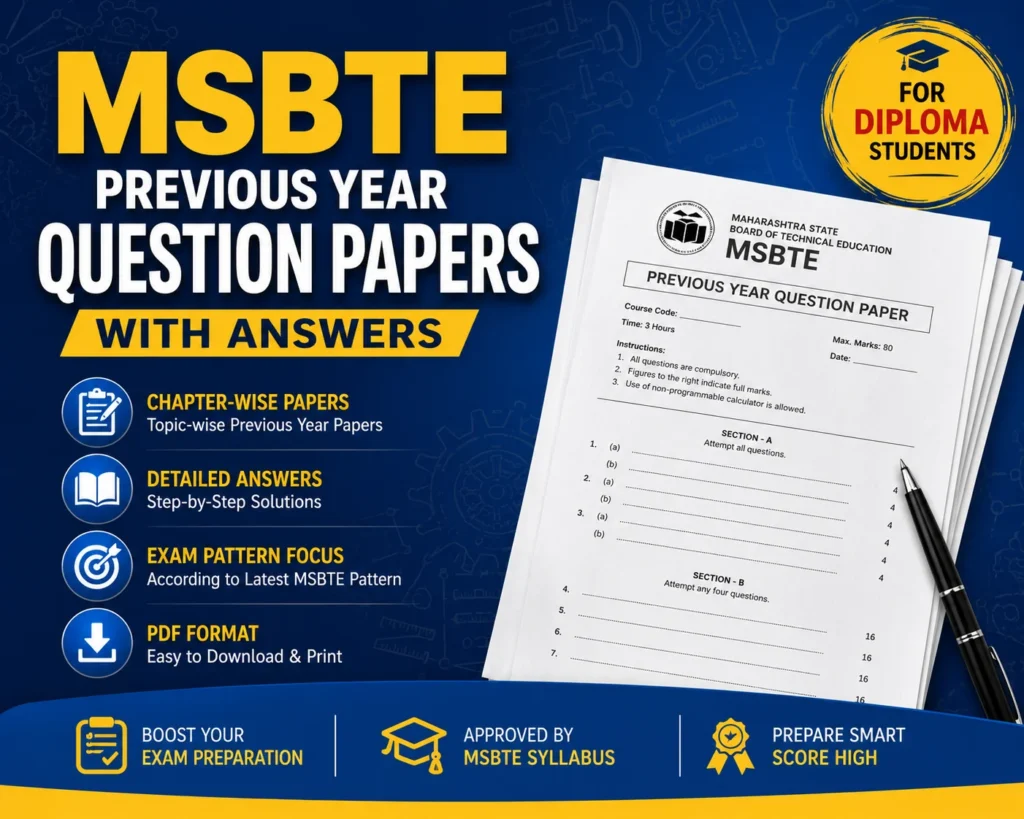 MSBTE Previous Year Question Papers with Answers (K Scheme) – Complete Download Guide - Poly Notes Hub