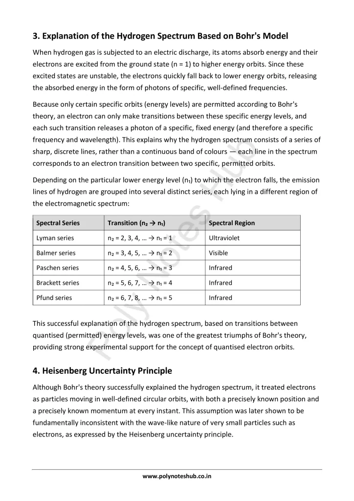 Atomic Structure Notes PDF | Applied Chemistry Free Study Materials Poly Notes Hub Download Atomic Structure Notes PDF for Polytechnic and Engineering 1st Year 1st Semester from Applied Chemistry - Poly Notes Hub