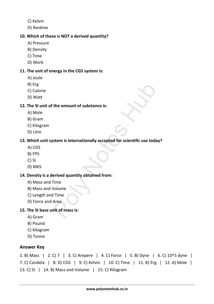 Physical Quantities Notes PDF | Applied Physics 1 Free Study Materials Poly Notes Hub Physical Quantities Notes PDF | Applied Physics 1 Free Study Materials - Poly Notes Hub