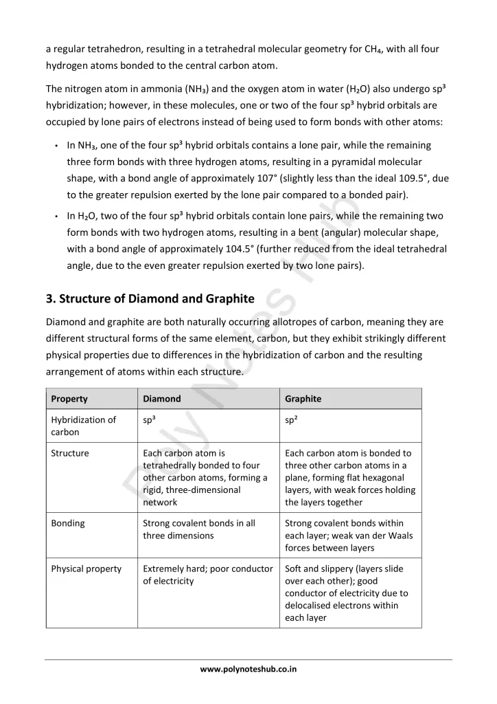 Download Chemical Bonding and Solutions Notes PDF for Polytechnic and Engineering 1st Year 1st Semester from Applied Chemistry - Poly Notes Hub