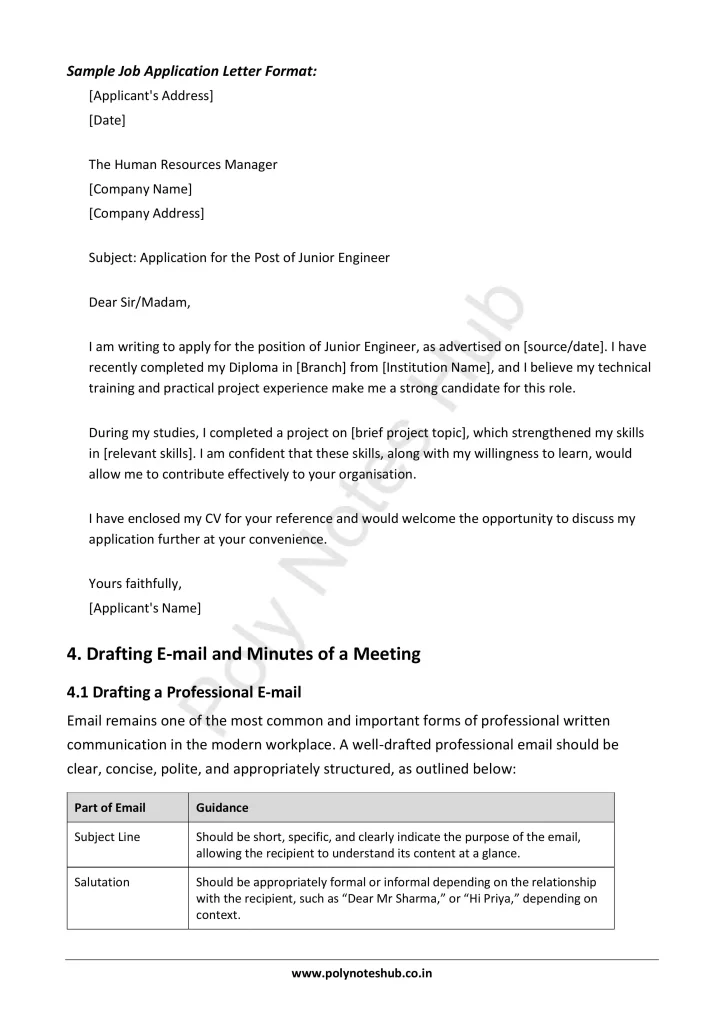Professional Writing Notes PDF | Free Download Poly Notes Hub Professional Writing Notes PDF | Free Download - Poly Notes Hub