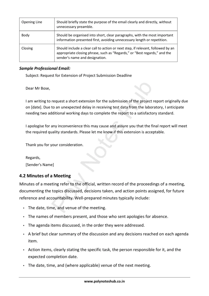 Professional Writing Notes PDF | Free Download Poly Notes Hub Professional Writing Notes PDF | Free Download - Poly Notes Hub